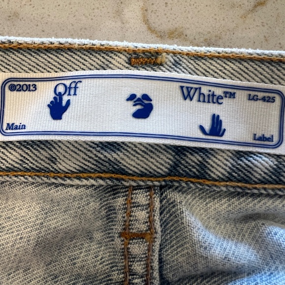 OFF-WHITE VIRGIL ABLOH WOMEN'S DENIM JEANS 2013 - Picture 1 of 14